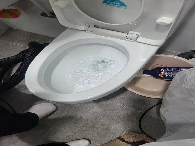 마곡 변기막힘 작업사례